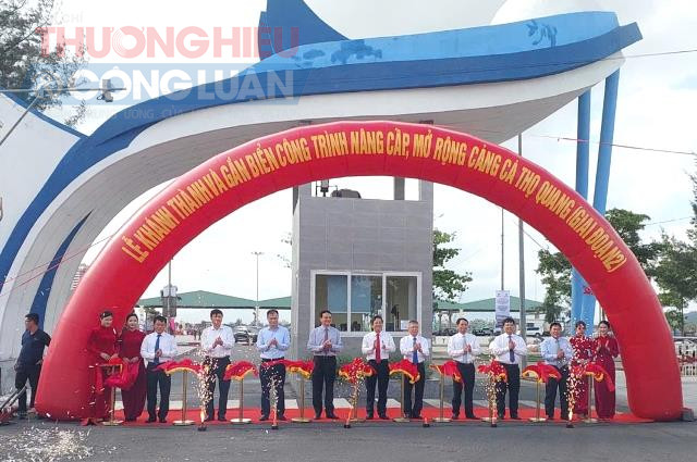 Lễ khánh thành và gắn biển công trình Nâng cấp, mở rộng cảng cá Thọ Quang, Đà Nẵng.