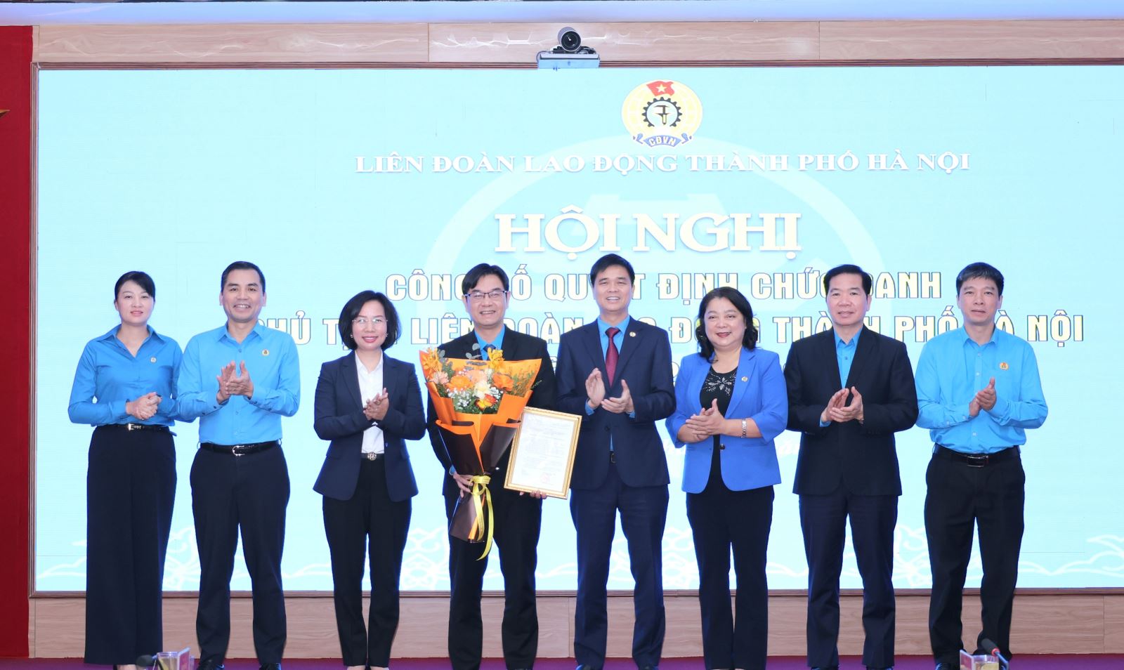 Ông Nguyễn Văn Thắng giữ chức Chủ tịch Liên đoàn Lao động thành phố Hà Nội