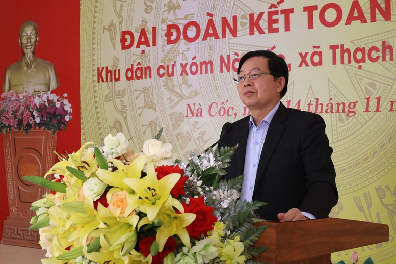 Phó Thủ tướng nhấn mạnh, đoàn kết là truyền thống quý báu xuyên suốt chiều dài lịch sử dân tộc. Sức mạnh đại đoàn kết toàn dân tộc luôn là động lực quan trọng, nhân tố quyết định mọi thắng lợi của cách mạng Việt Nam - Ảnh: VGP/Gia Huy