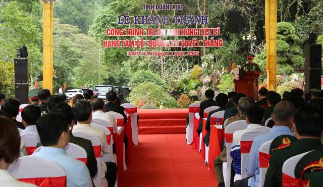 Quảng Trị khánh thành công trình tôn tạo Di tích đặc biệt Hang Tám Cô
