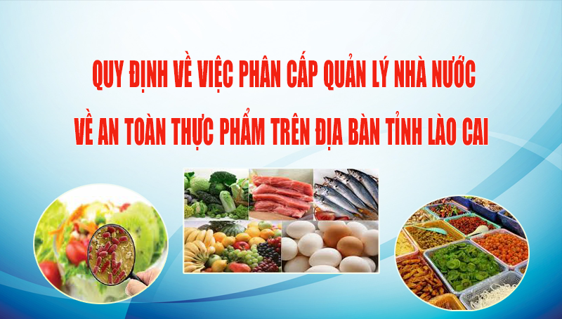 Lào Cai phân cấp quản lý nhà nước về an toàn thực phẩm