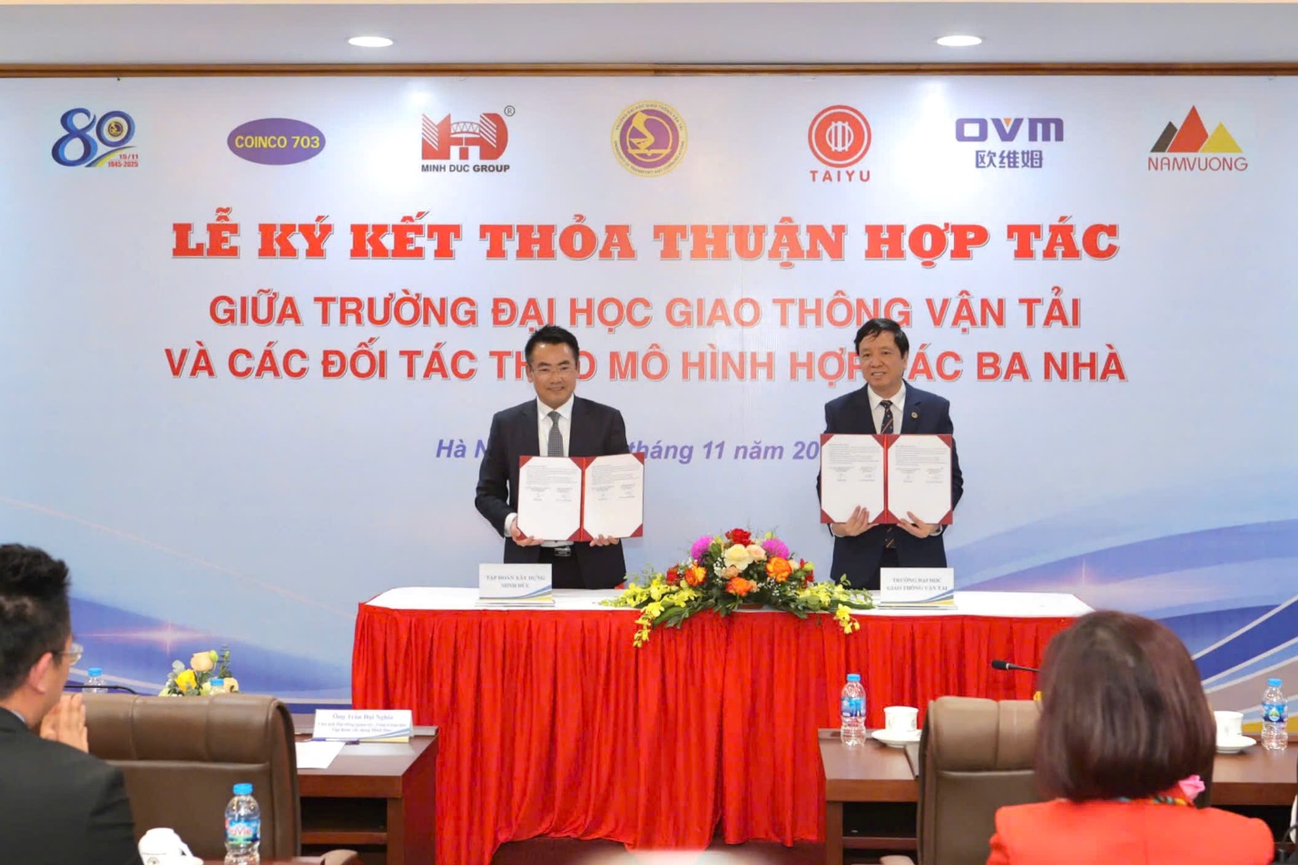 Minh Đức Group - Tập đoàn OVM và Trường Đại học Giao thông Vận tải ký kết hợp tác