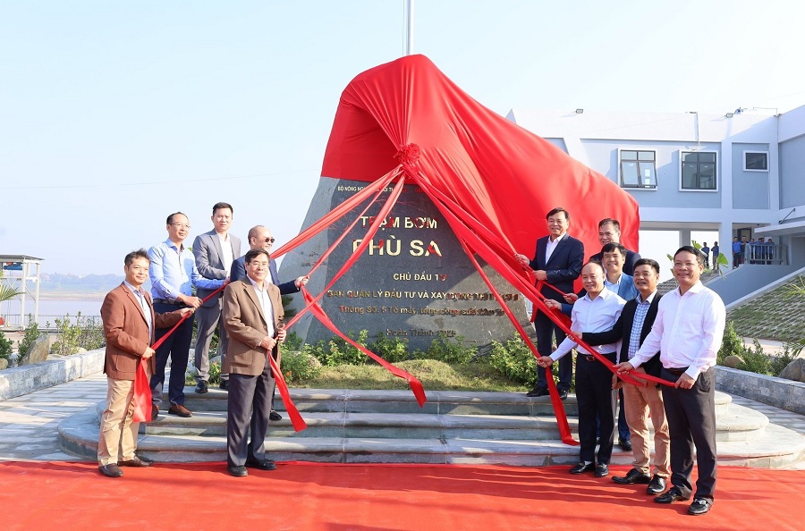 Khánh thành trạm bơm vận hành ở mực nước thấp kỷ lục tại Hà Nội