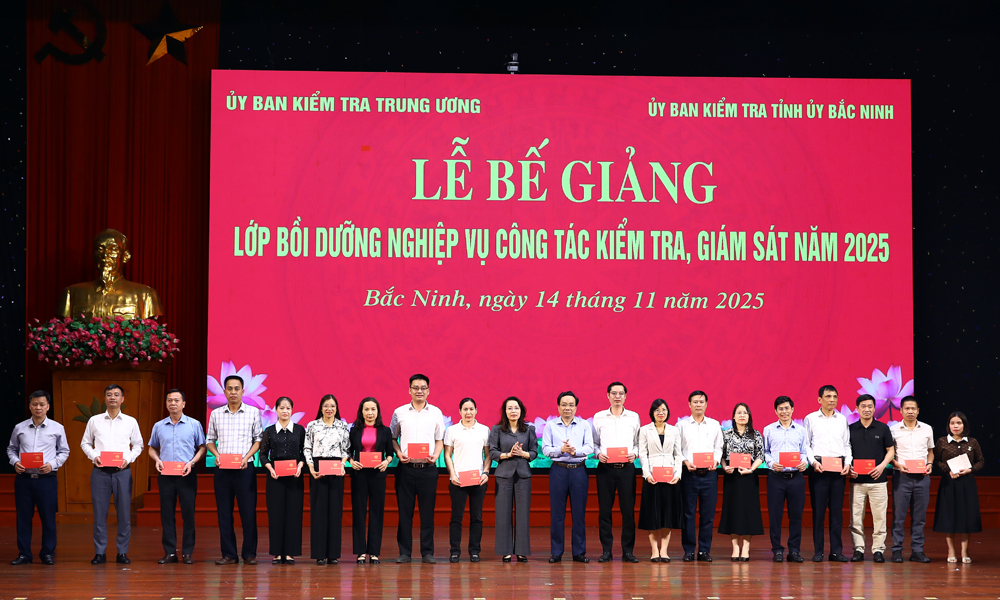 Bắc Ninh: Bồi dưỡng kiến thức chuyên sâu về công tác kiểm tra, giám sát