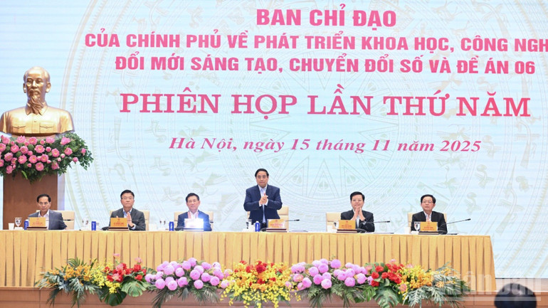 Thủ tướng Phạm Minh Chính chủ trì phiên họp lần thứ năm Ban Chỉ đạo của Chính phủ.
