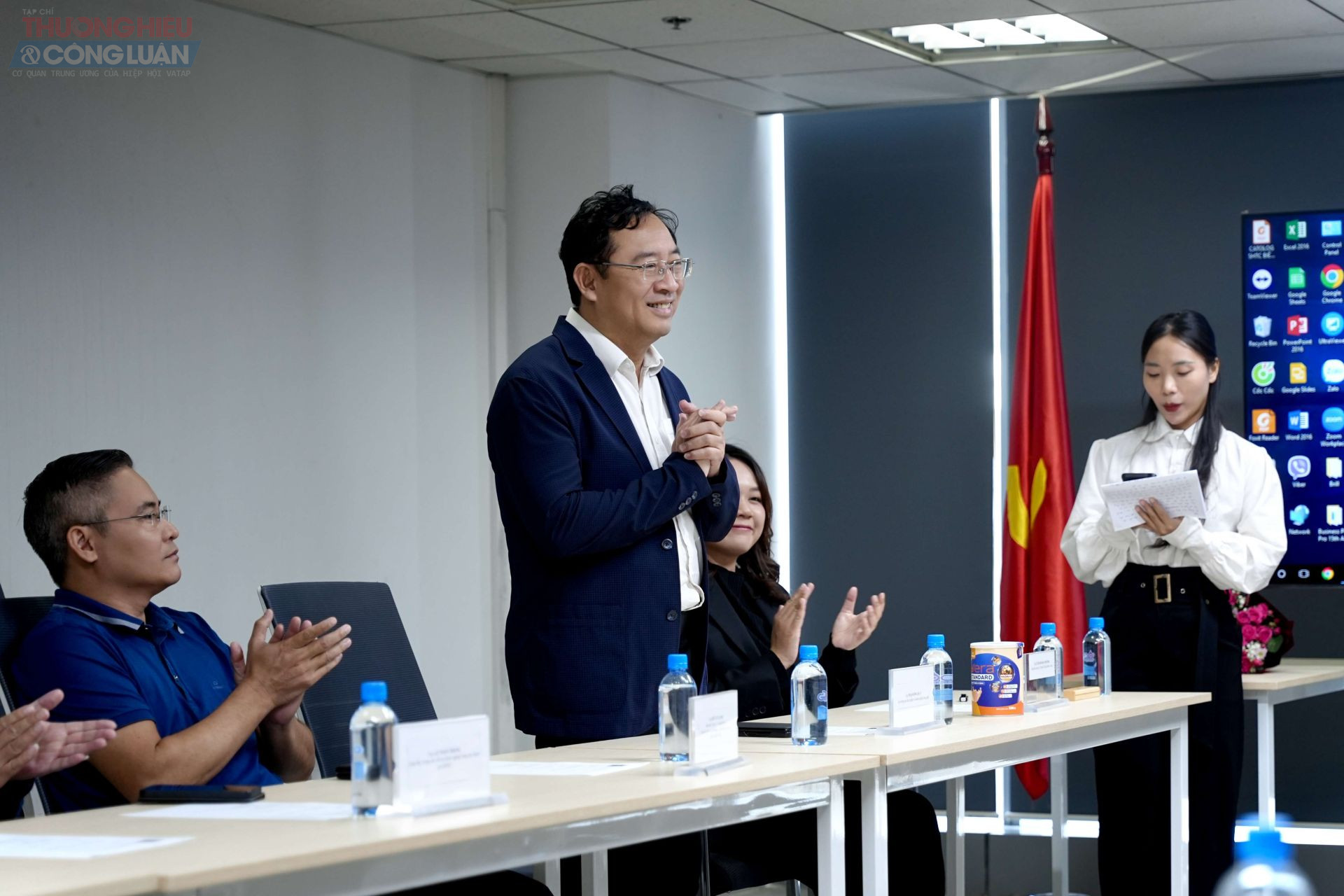 Ông Phạm Hồng Quất, Cục trưởng Cục Khởi nghiệp và Doanh nghiệp Công nghệ phát biểu tại hội nghị.