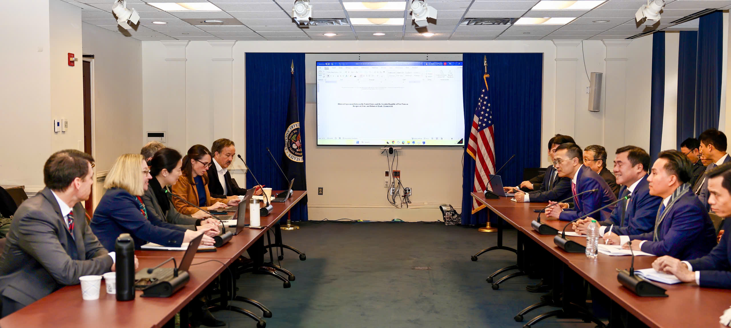Kết thúc đàm phán trực tiếp lần thứ 5 Hiệp định Thương mại đối ứng giữa Việt Nam và Hoa Kỳ