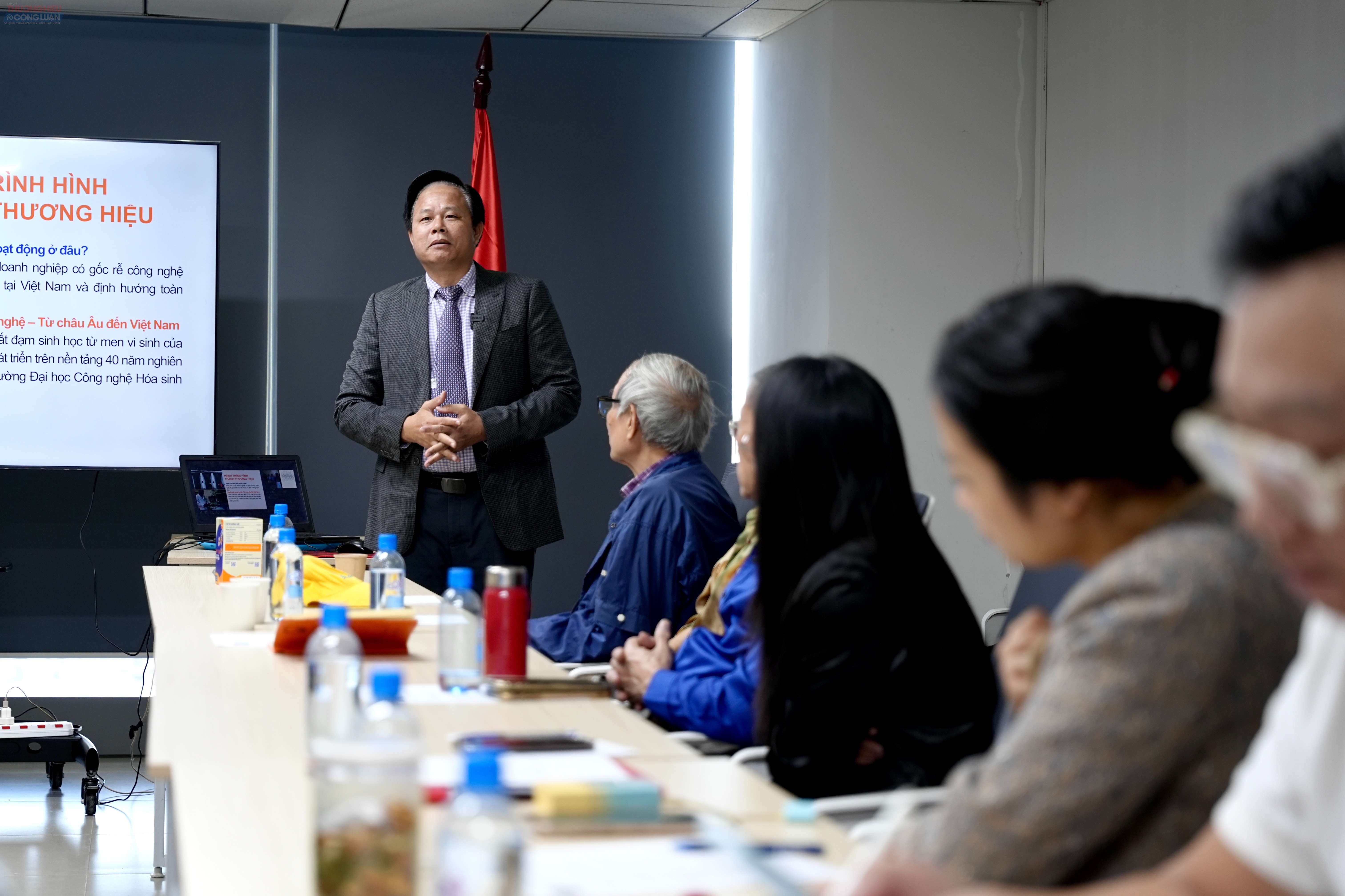 Ông Lê Quang Thành, chủ nhiệm công trình khoa học