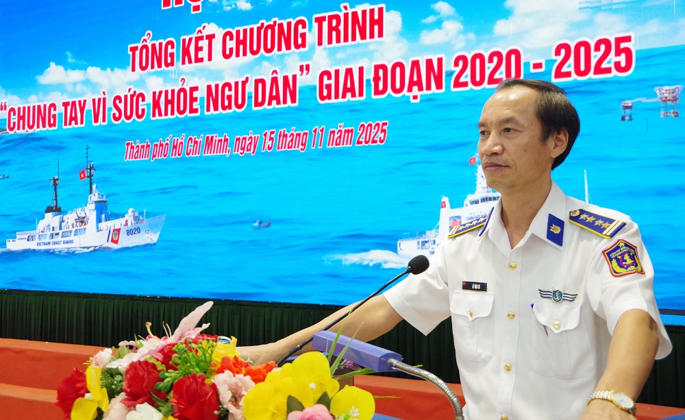 Đái Lê Văn Tú, Bí thư Đảng ủy, Chính ủy BTL Vùng Cảnh sát biển 3 phát biểu tại Hội nghị