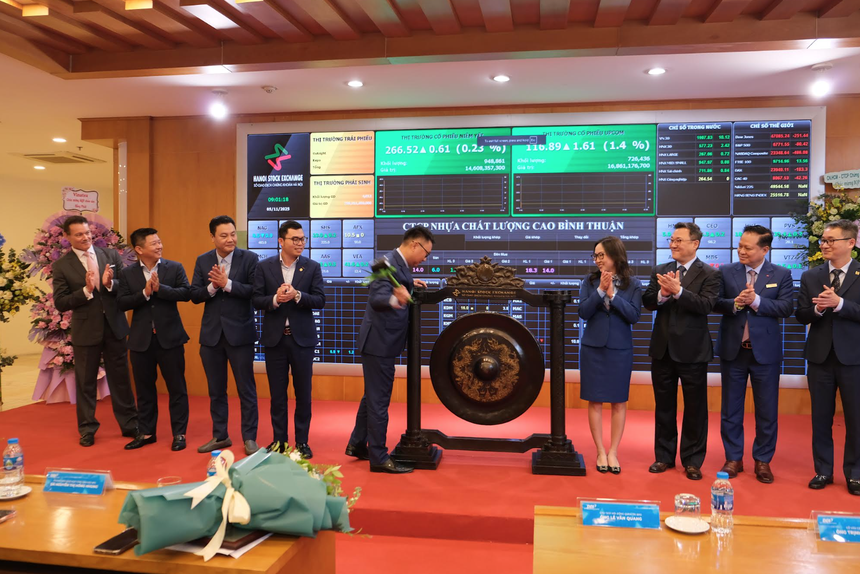 15 triệu cổ phiếu CTCP Nhựa chất lượng cao Bình Thuận (BQP) chính thức giao dịch UPCoM ngày 5/11/2025 vừa qua