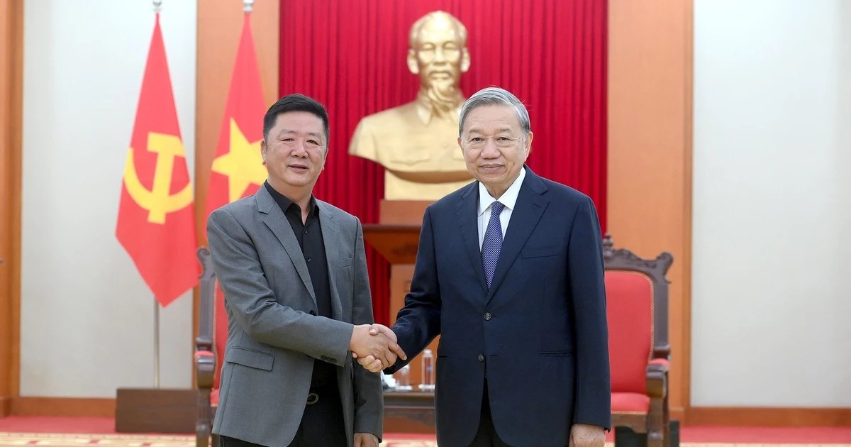 Tổng Bí thư Tô Lâm tiếp Lãnh đạo Tập đoàn Luxshare-ICT (Trung Quốc)