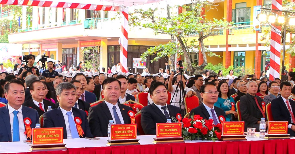 Các đại biểu dự lễ kỷ niệm