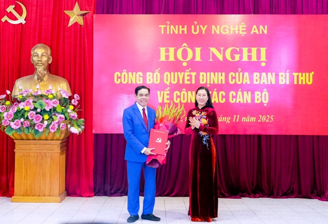 Ông Võ Trọng Hải được điều động giữ chức Phó Bí thư Tỉnh ủy Nghệ An