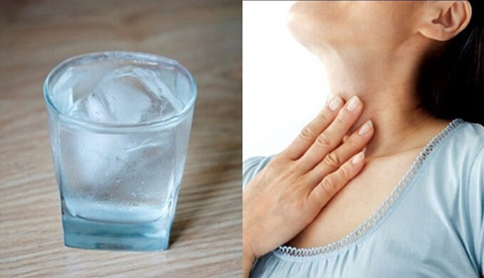 Uống nước lạnh có thể dẫn đến viêm thanh quản