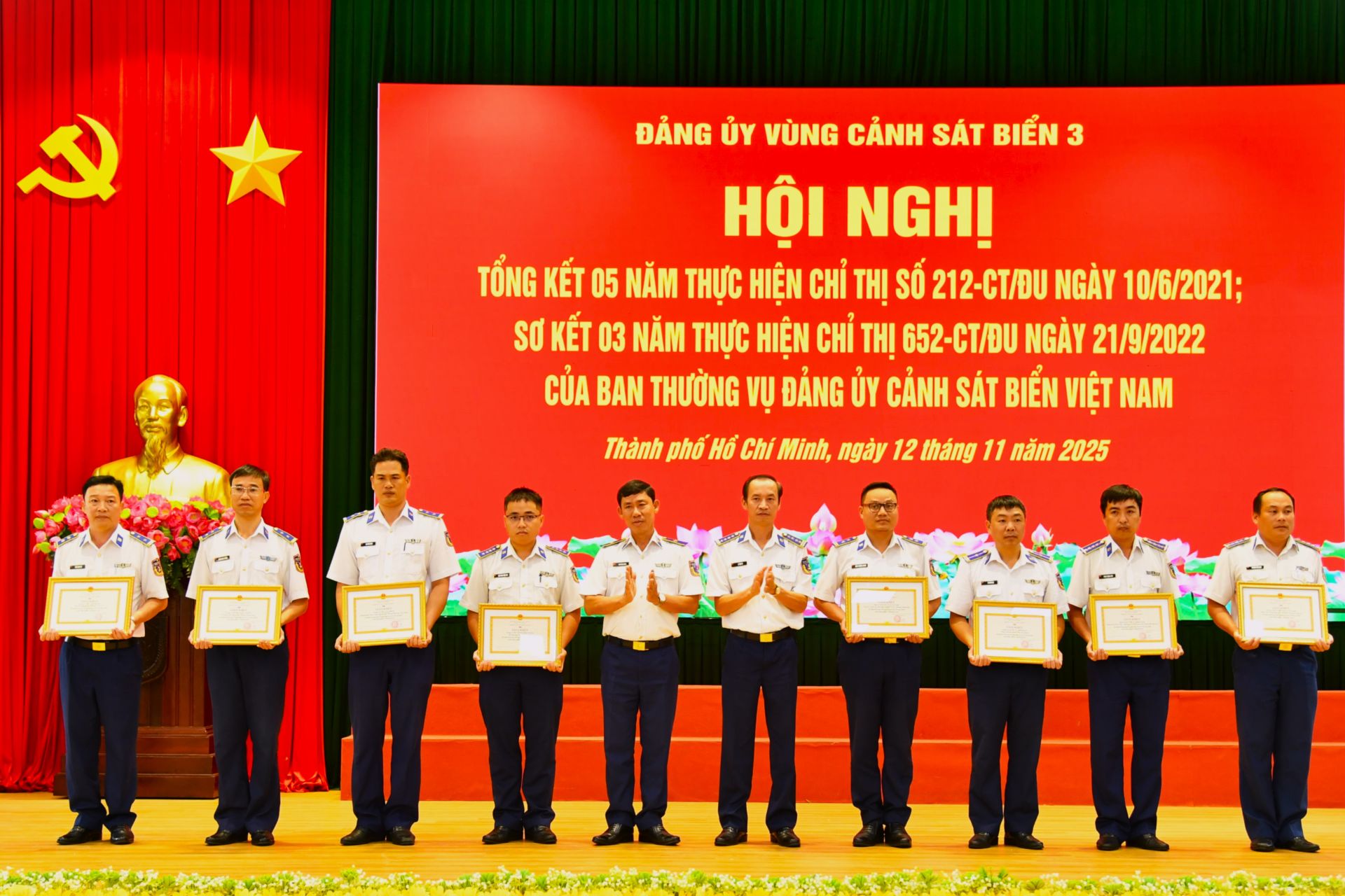 Vùng Cảnh sát biển 3 xây dựng Đảng bộ vững mạnh, hoàn thành xuất sắc nhiệm vụ