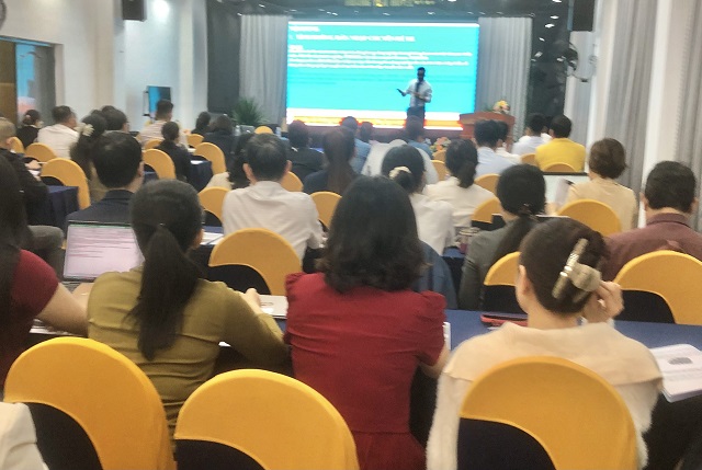 Quang cảnh Hội nghị tập huấn. Ảnh Viết Hiền