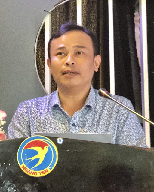 Ông Nguyễn Đình Kha phát biểu khai mạc Hội nghị. Ảnh: VH