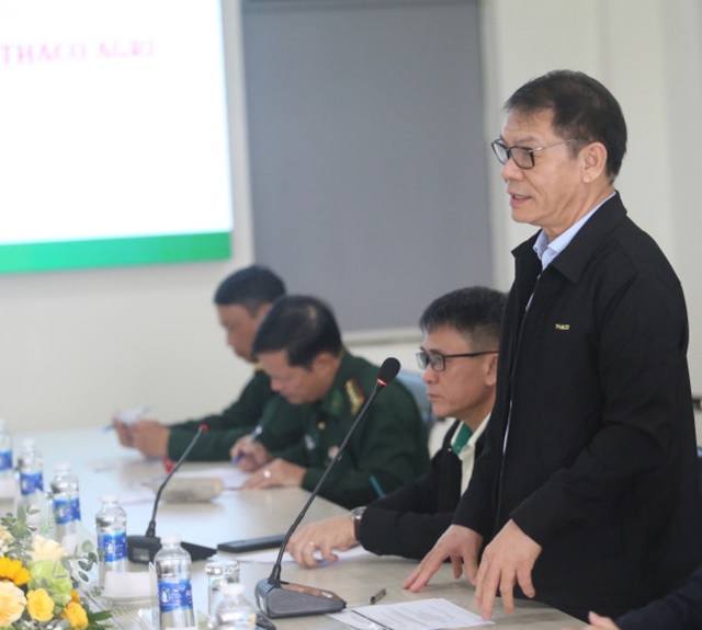 Đại diện THACO giới thiệu dự án của Tập đoàn. Ảnh: L-Anh