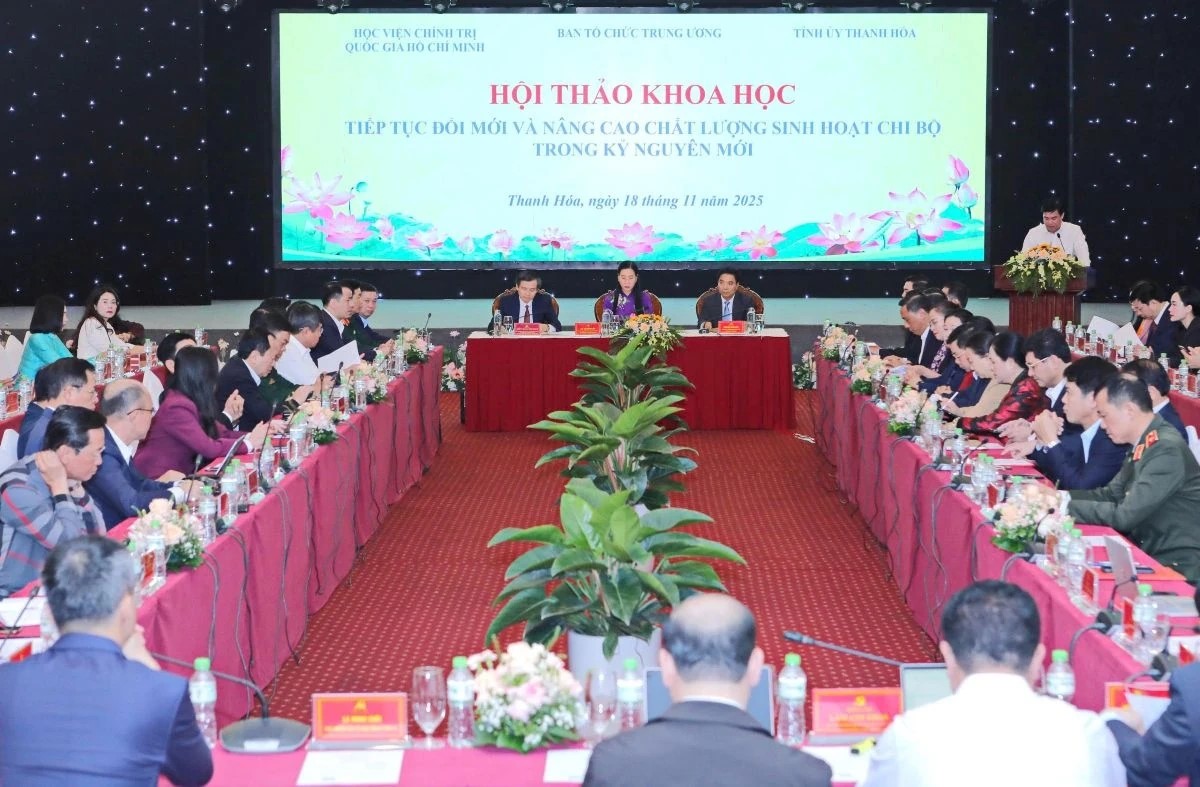 Hội thảo khoa học “Tiếp tục đổi mới và nâng cao chất lượng sinh hoạt chi bộ trong kỷ nguyên mới”