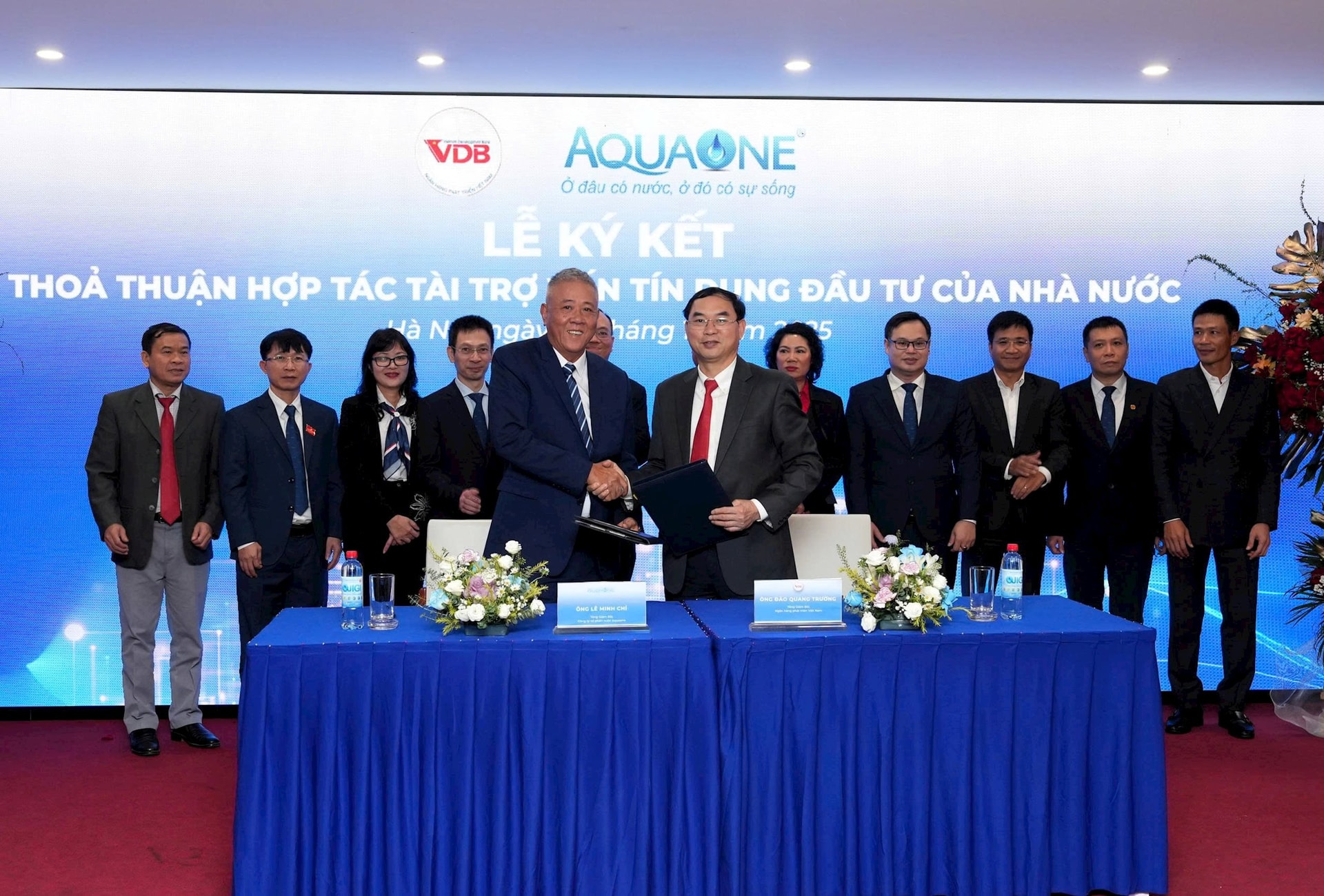 VDB v&agrave; AQUA ONE k&yacute; kết thỏa thuận hợp t&aacute;c