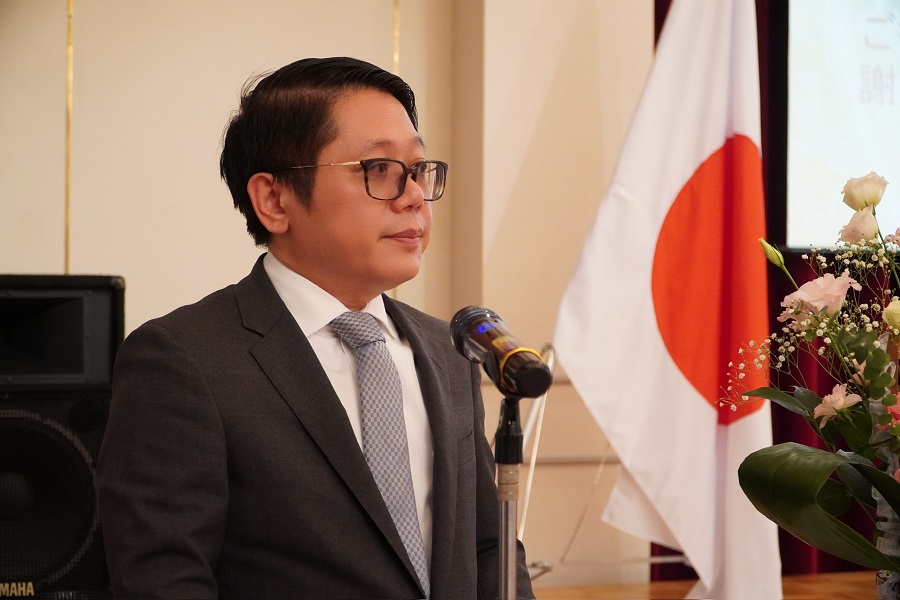 Tổng Lãnh sự Việt Nam tại Osaka Ngô Trịnh Hà phát biểu tại Hội nghị Xúc tiến đầu tư tỉnh Tây Ninh tại vùng Kansai