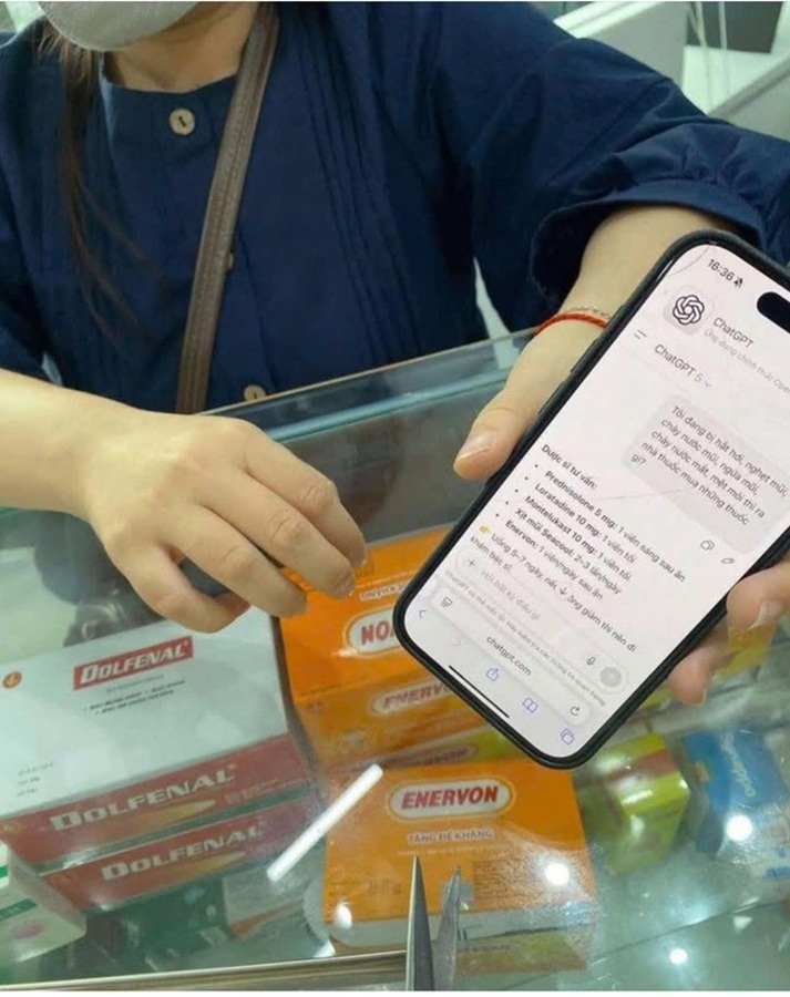 Trào lưu nguy hiểm người dân dùng "đơn thuốc" do ChatGPT kê để mua thuốc