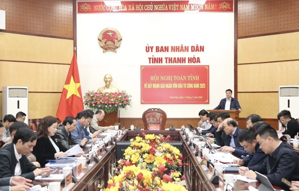 Thanh Hoá tập trung hoàn thành mục tiêu, kế hoạch giải ngân vốn đầu tư công năm 2025