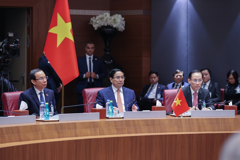 Thủ tướng đưa ra các đề xuất để thúc đẩy và làm sâu sắc hơn nữa quan hệ song phương - Ảnh: VGP/Nhật Bắc