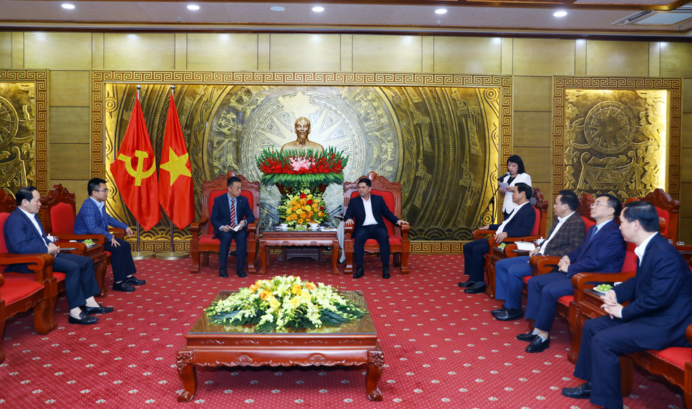 Quang cảnh buổi tiếp. Quang cảnh buổi tiếp.