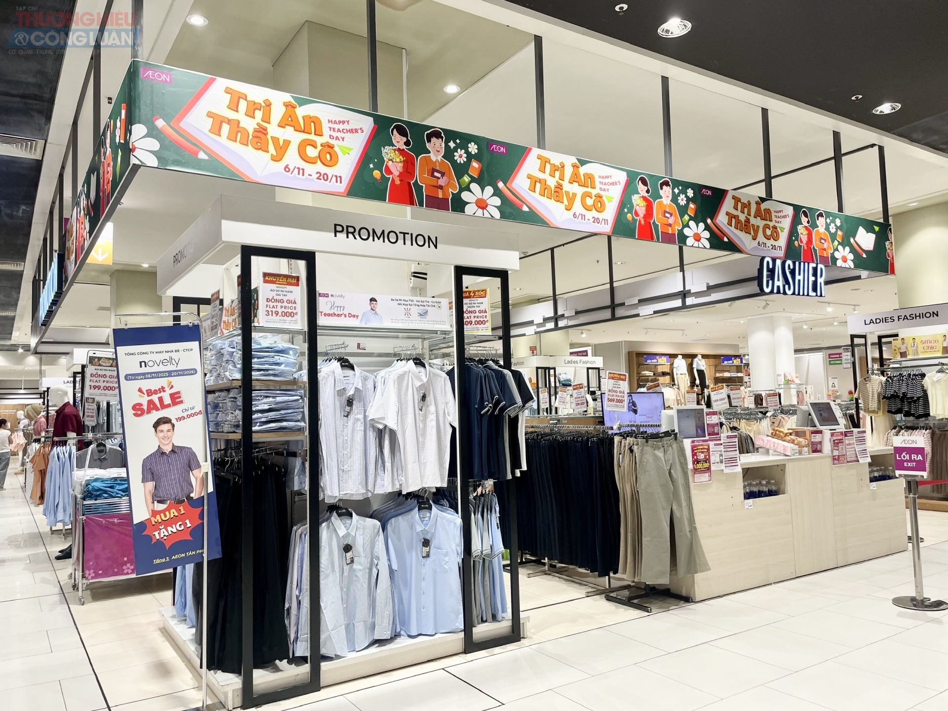 Khu vực mua sắm nhiều ưu đãi dịp lễ 20/11