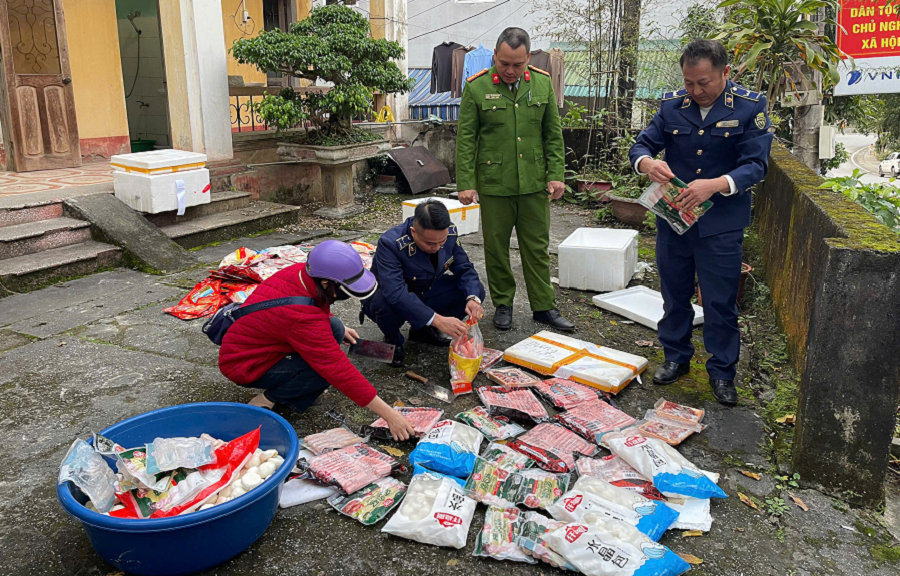 Số thực phẩm không rõ nguồn gốc xuất xứ