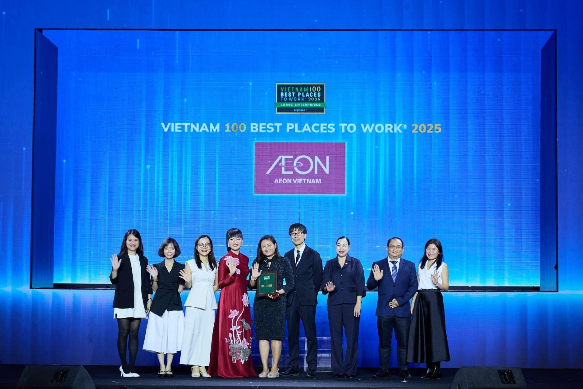 AEON Việt Nam trở thành doanh nghiệp bán lẻ đầu tiên vào Top 10 Nơi Làm Việc tốt nhất Việt Nam