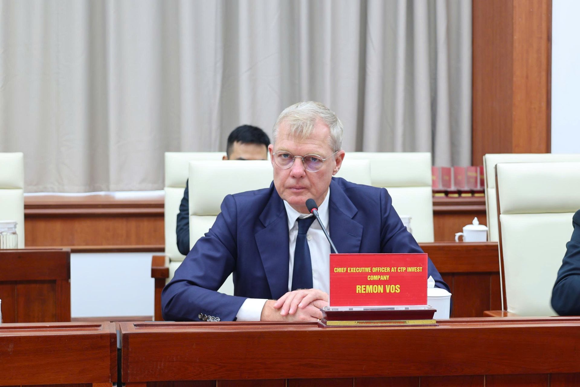 Ông Remon Vos, Giám đốc điều hành Công ty CTP Invest Ltd. Ông Remon Vos, Giám đốc điều hành Công ty CTP Invest Ltd.