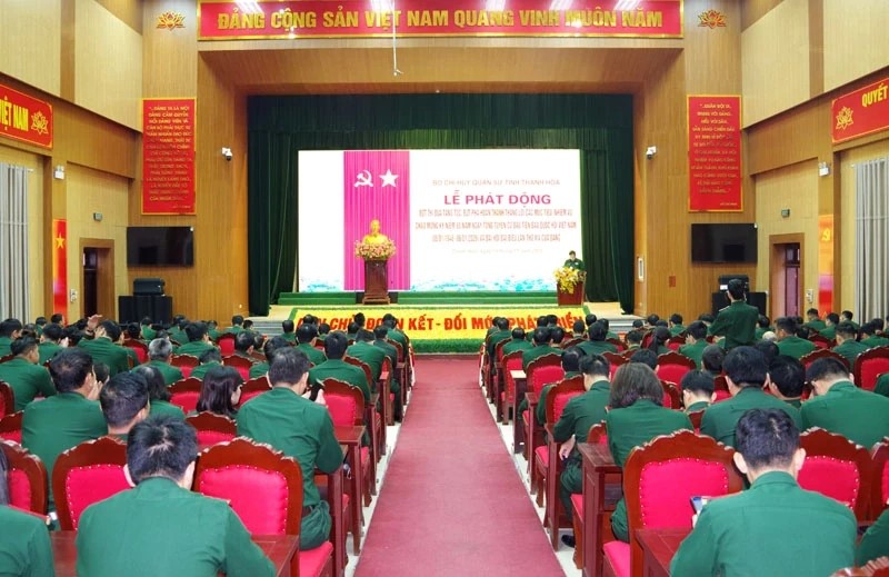 Bộ Chỉ huy Quân sự tỉnh Thanh Hóa phát động thi đua tăng tốc, bứt phá