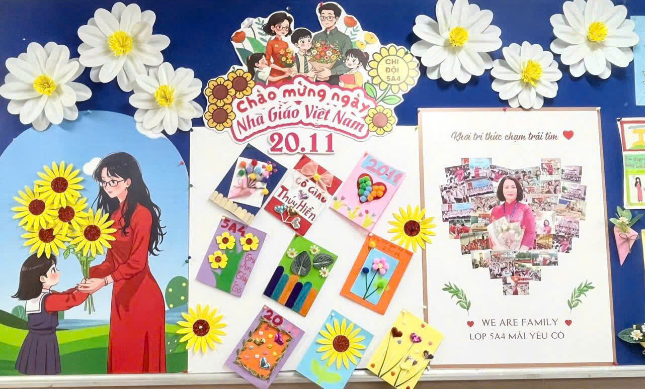 Hà Nội: Lớp học rực rỡ, ấm áp trong Ngày Nhà giáo Việt Nam 20/11