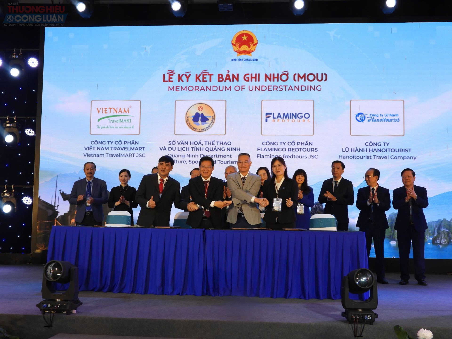 Sở Văn ho&aacute;, Thể thao v&agrave; Du lịch tỉnh Quảng Ninh k&yacute; kết bi&ecirc;n bản ghi nhớ với c&aacute;c c&ocirc;ng ty lữ h&agrave;nh ti&ecirc;u biểu.