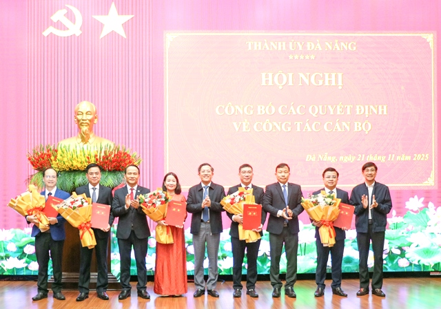 Đà Nẵng điều động, bổ nhiệm nhiều cán bộ