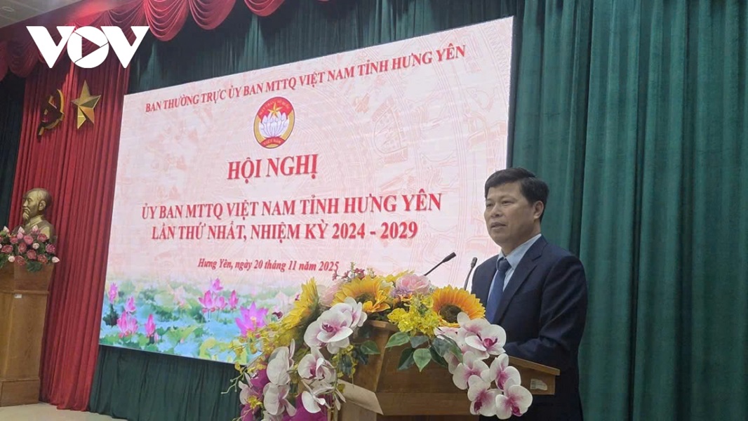 Phó Bí thư Thường trực Tỉnh uỷ Hưng Yên Trần Quốc Toản làm Chủ tịch Ủy ban MTTQ Việt Nam tỉnh Hưng Yên, nhiệm kỳ 2024 - 2029