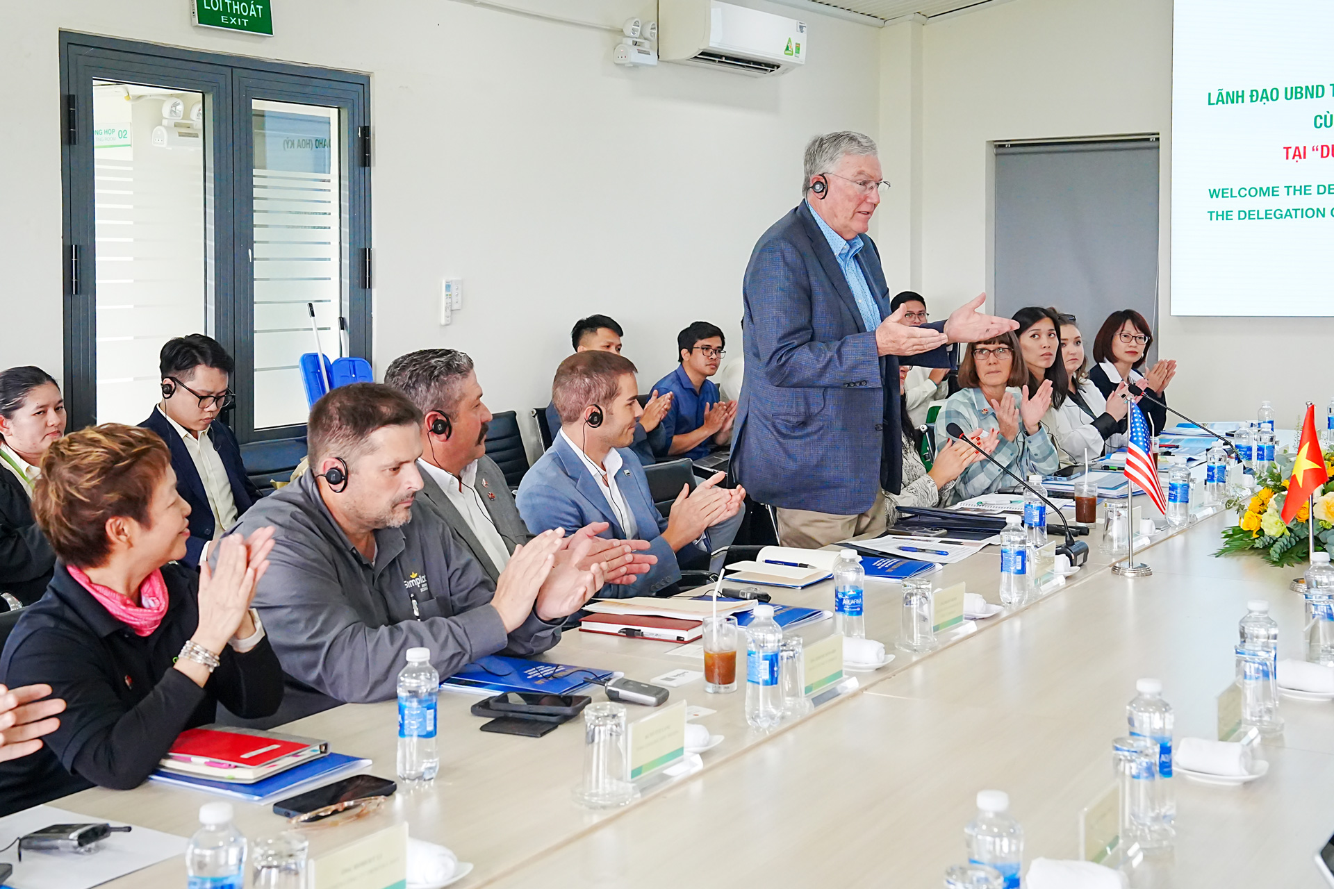 Ông Scott Bedke – Phó Thống đốc bang Idaho phát biểu tại buổi làm việc.