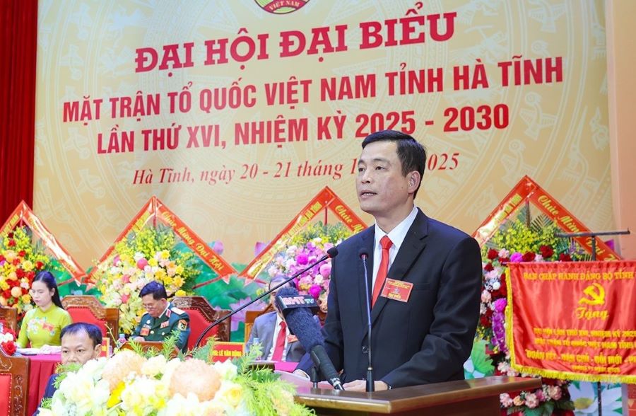 Ông Nguyễn Thành Đồng tái cử Chủ tịch Ủy ban MTTQ Việt Nam tỉnh Hà Tĩnh