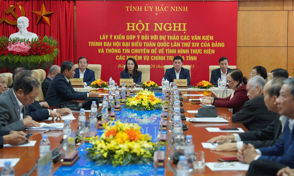 Bắc Ninh: Lấy ý kiến góp ý vào dự thảo các văn kiện Đại hội XIV của Đảng