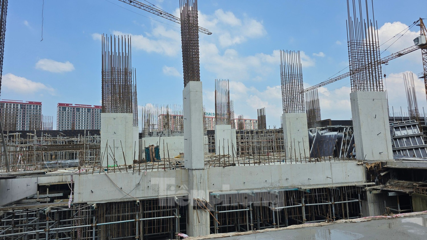 Dự án Nhà ở xã hội Rice Long Châu đang được xây dựng