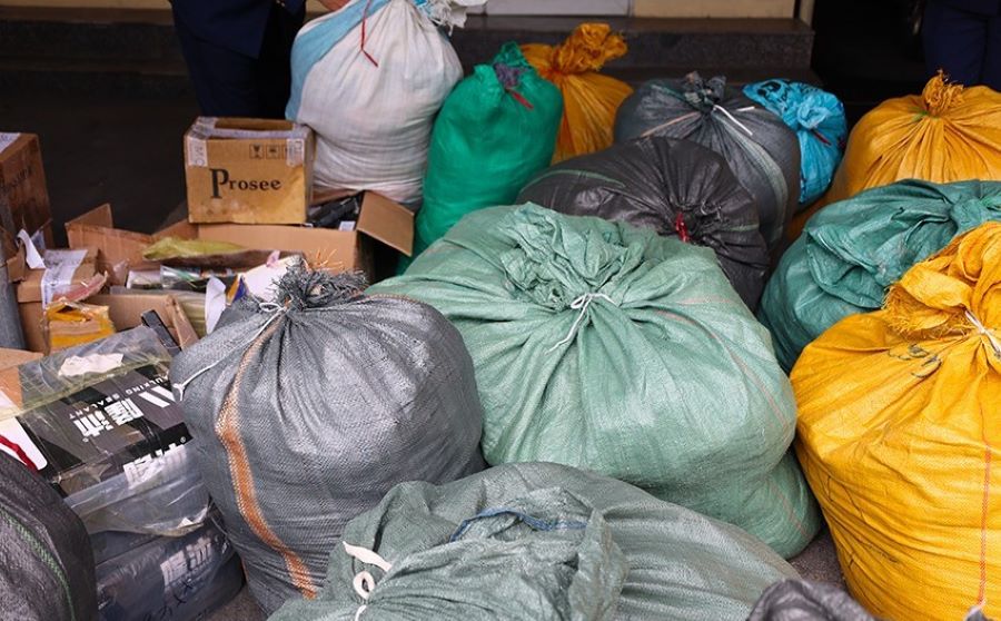 Gần 18.750 sản phẩm hàng hóa vi phạm được QLTT Hà Tĩnh thu giữ.