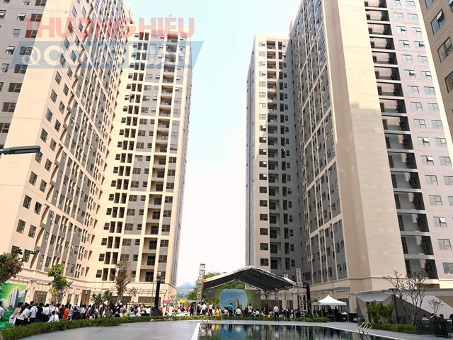 Chung cư nhà ở xã hội tại lô đất B4-2 thuộc Khu đô thị xanh Bàu Tràm Lakeside, phường Hải Vân. Ảnh Hoàng Hữu Quyết. Chung cư nhà ở xã hội tại lô đất B4-2 thuộc Khu đô thị xanh Bàu Tràm Lakeside, phường Hải Vân. Ảnh Hoàng Hữu Quyết.