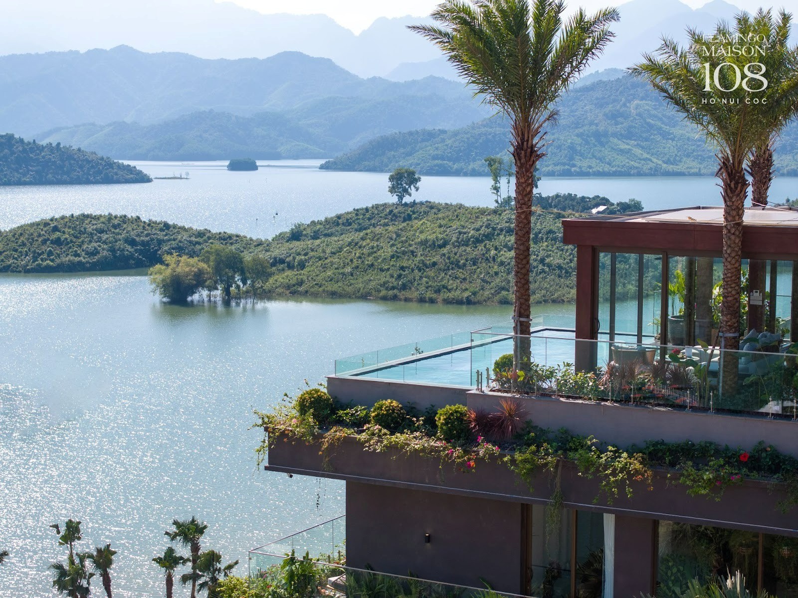 Cảnh quan Hồ Núi Cốc nhìn từ dự án Flamingo Maison 108