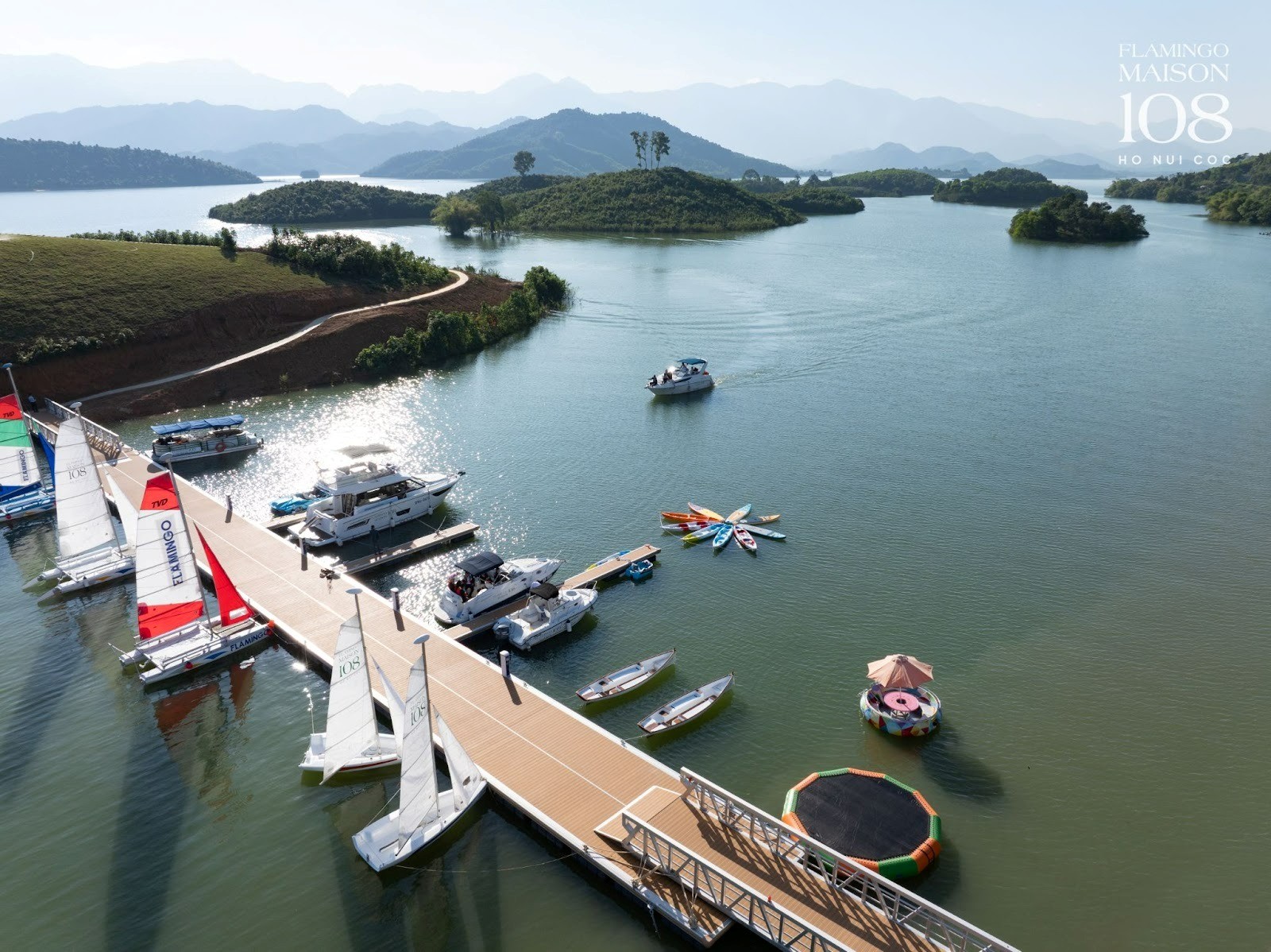 Bến du thuyền tại Flamingo Maison 108 Ho Nui Coc