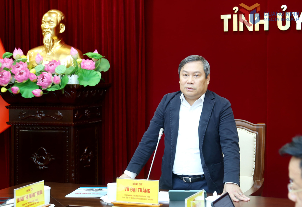 Ông Vũ Đại Thắng, Ủy viên Trung ương Đảng, Bí thư Tỉnh ủy, Trưởng đoàn ĐBQH tỉnh Quảng Ninh chỉ đạo triển khai ngay công tác hỗ trợ với tinh thần hỗ trợ tỉnh Lâm Đồng nhanh nhất, hiệu quả nhất.