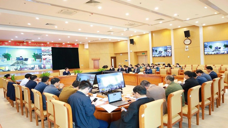 Toàn cảnh cuộc họp đốc thúc giải ngân vốn đầu tư công năm 2025 của Bộ Xây dựng.