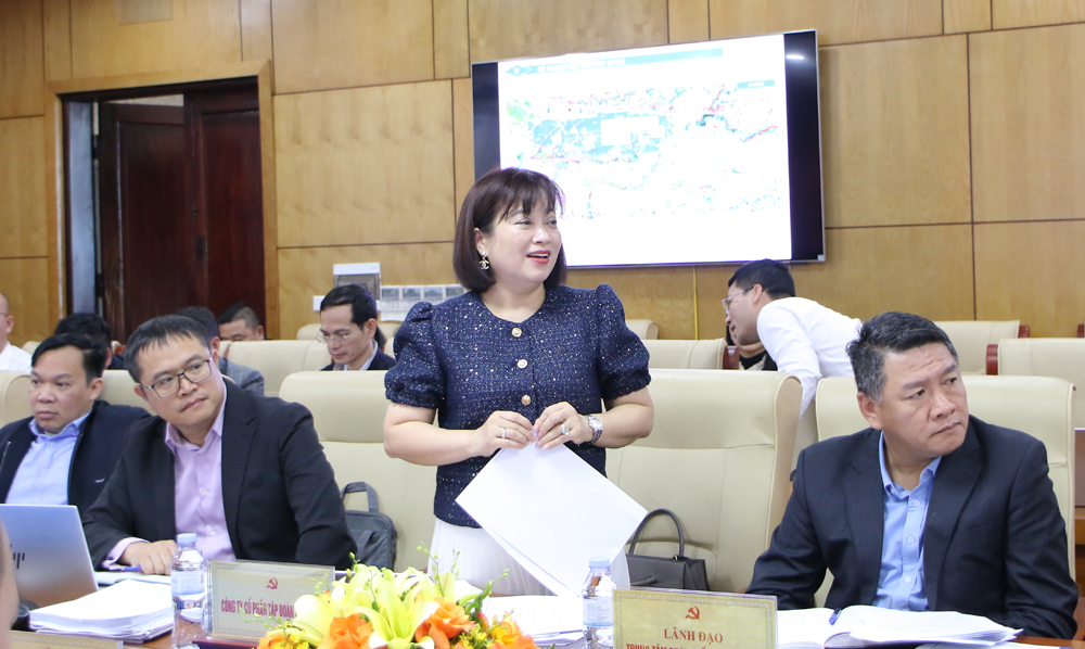 Đại diện nhà đầu tư dự án phát biểu.