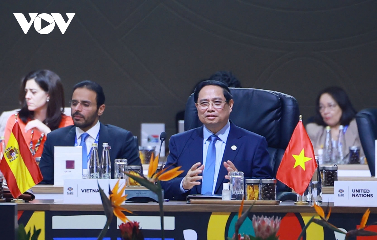 Thủ tướng Chính phủ Phạm Minh Chính phát biểu tại Hội nghị thượng đỉnh G20 Thủ tướng Chính phủ Phạm Minh Chính phát biểu tại Hội nghị thượng đỉnh G20